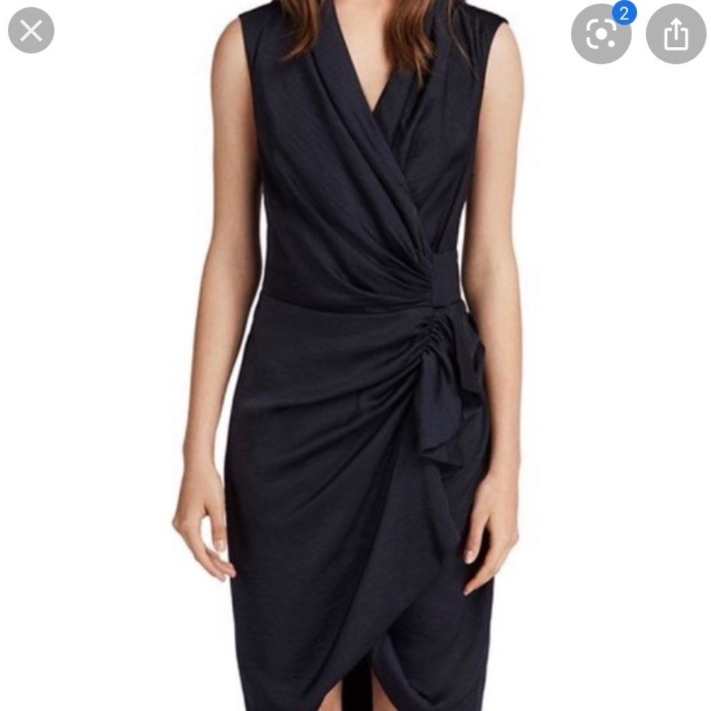 All Saints Cancity Wrap Dress